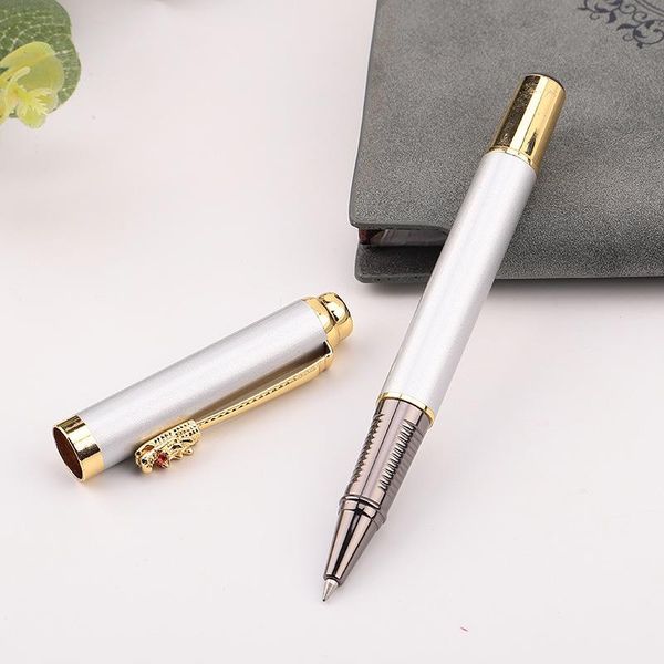 luxury metal silver black ballpoint pens 0.5mm ink rollerball pen for business writing office school supplies stationery, Blue;orange
luxury metal silver black ballpoint pens 0.5mm ink rollerball pen for business writing office school supplies stationery, Blue;orange
