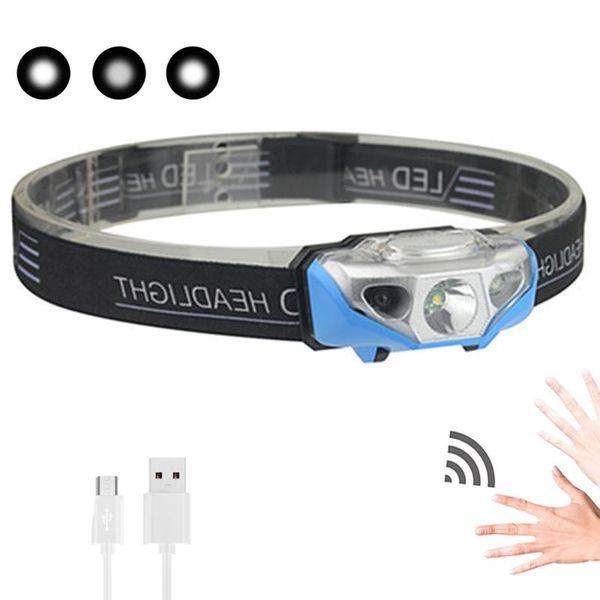 450lm xpe led headlamp motion sensor usb fishing head torch light 500mah rechargeable camping lantern 3mode warning strobe headlamps
450lm xpe led headlamp motion sensor usb fishing head torch light 500mah rechargeable camping lantern 3mode warning strobe headlamps