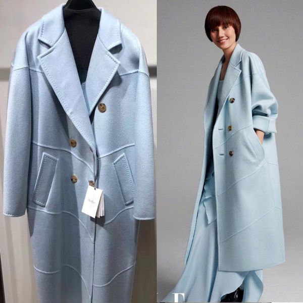 women's wool & blends 2021 100% cashmere coat water ripple double-breasted suit warm fall/autumn female blue winter clothes for women u, Black
women's wool & blends 2021 100% cashmere coat water ripple double-breasted suit warm fall/autumn female blue winter clothes for women u, Black