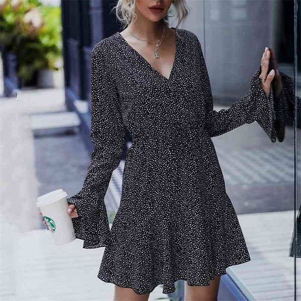 foridol polka dot black dress women autumn winter backless short dress ruffle elegant ladies long sleeve casual dress female 210415, Black;gray
foridol polka dot black dress women autumn winter backless short dress ruffle elegant ladies long sleeve casual dress female 210415, Black;gray