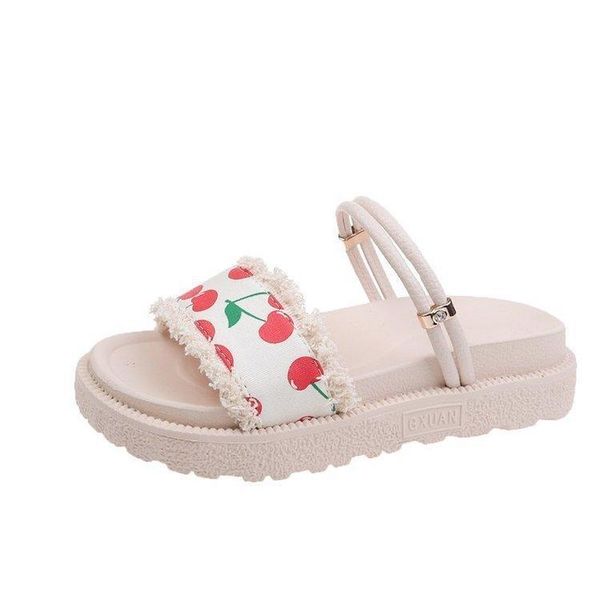 sandals fruit print summer slides for women flat platform bohemian holidays beach slippers plus size woman shoes rv55, Black
sandals fruit print summer slides for women flat platform bohemian holidays beach slippers plus size woman shoes rv55, Black