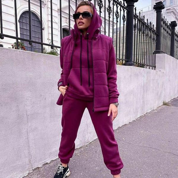 women's two piece pants novalya casual solid vests suits women fashion loose hoodies suit elegant ankle banded female ladies, White
women's two piece pants novalya casual solid vests suits women fashion loose hoodies suit elegant ankle banded female ladies, White