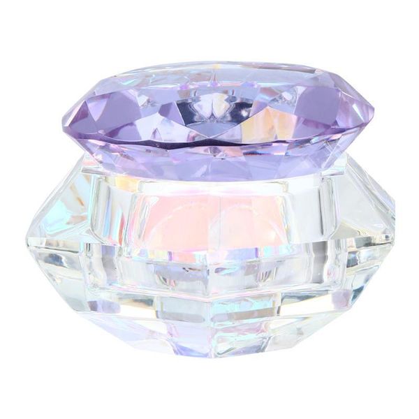 storage bottles & jars 1pc crystal glass jar with diamond shape lid leak-proof nail polish bottle cosmetics gel art container
storage bottles & jars 1pc crystal glass jar with diamond shape lid leak-proof nail polish bottle cosmetics gel art container