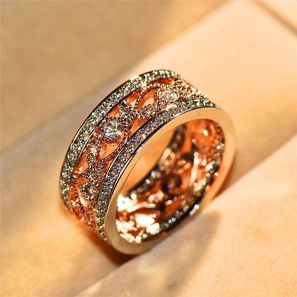 wedding rings cute female rose gold flower ring luxury crystal silver color bridal engagement vintage bands for women, Slivery;golden
wedding rings cute female rose gold flower ring luxury crystal silver color bridal engagement vintage bands for women, Slivery;golden