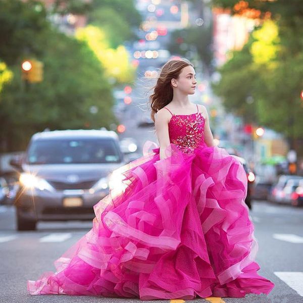 flower girl dresses spaghetti 2021 lace ruffles appliques a line ball gown sweep train girls pageant dress custom made kids formal gowns, White;blue
flower girl dresses spaghetti 2021 lace ruffles appliques a line ball gown sweep train girls pageant dress custom made kids formal gowns, White;blue
