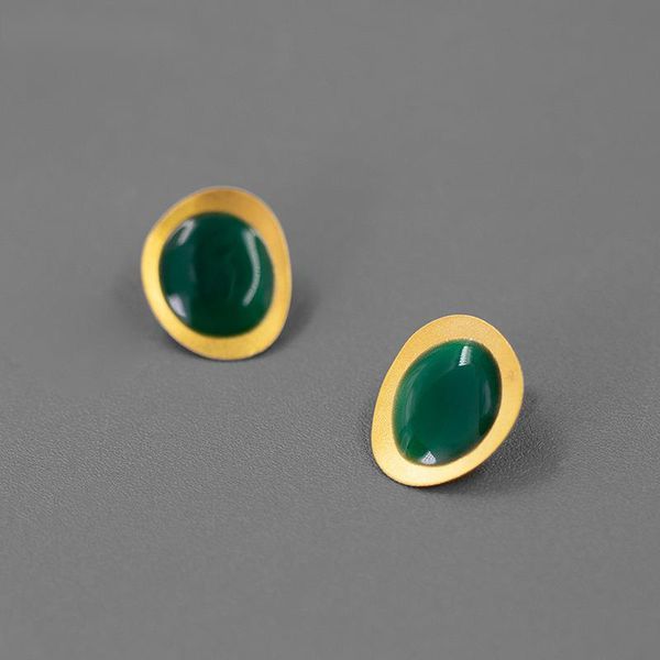 stud inature fashion simple 925 sterling silver enamel geometric earrings party jewelry, Golden;silver
stud inature fashion simple 925 sterling silver enamel geometric earrings party jewelry, Golden;silver