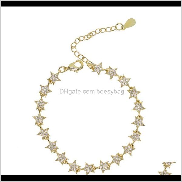 bracelets jewelrywholesale five star charm with cz paved sier gold color tennis chain bracelet bangle for hip hop jewelry drop delivery 2021, Golden;silver
bracelets jewelrywholesale five star charm with cz paved sier gold color tennis chain bracelet bangle for hip hop jewelry drop delivery 2021, Golden;silver