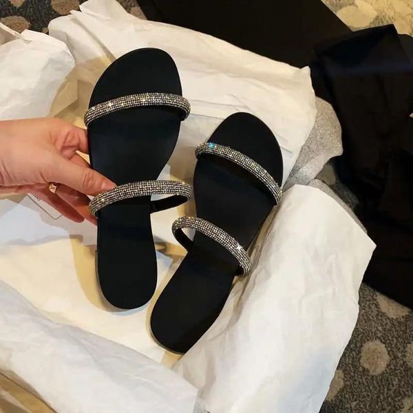 slippers casual flat shoes female slipers women slides luxury 2021 pu bling rubber fabric basic slipe, Black
slippers casual flat shoes female slipers women slides luxury 2021 pu bling rubber fabric basic slipe, Black