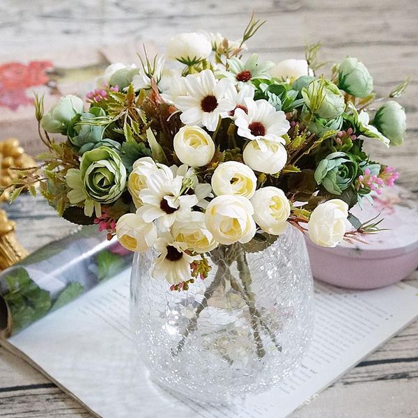 decorative flowers & wreaths 5 forks mini silk peony bridal bouquet fake rose flores decoration wedding family party
decorative flowers & wreaths 5 forks mini silk peony bridal bouquet fake rose flores decoration wedding family party
