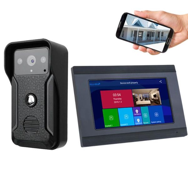 inch wifi video door phone intercom system waterproof doorbell camera app control remote unlocking for home apartment phones
inch wifi video door phone intercom system waterproof doorbell camera app control remote unlocking for home apartment phones