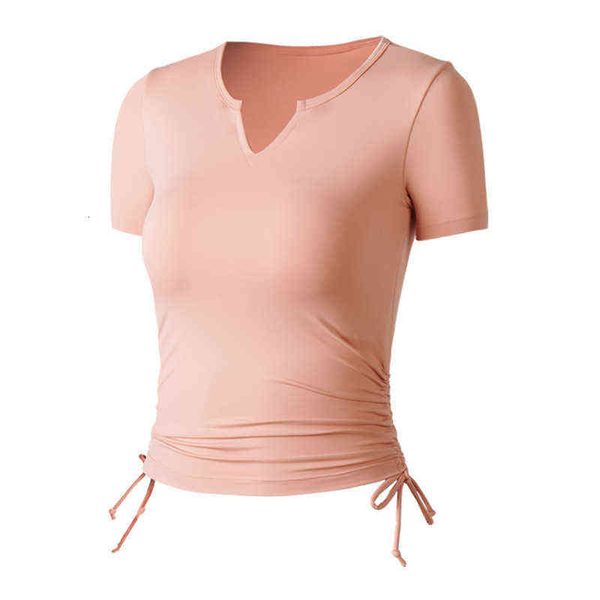 women's t-shirt long sleeve yoga 2022 summer cloth women's sports short sleeved with bra nude running fitns top, White
women's t-shirt long sleeve yoga 2022 summer cloth women's sports short sleeved with bra nude running fitns top, White