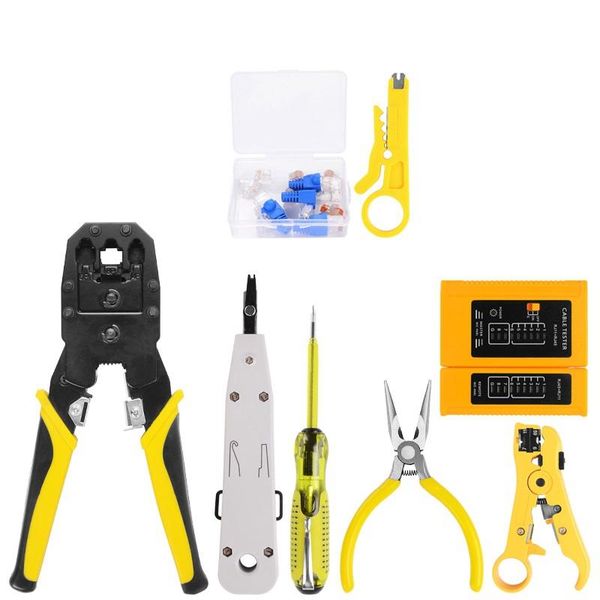 rj12 cat5 cat5e portable lan network repair tool kit utp cable tester and plier crimp crimper plug clamp pc hand tools
rj12 cat5 cat5e portable lan network repair tool kit utp cable tester and plier crimp crimper plug clamp pc hand tools