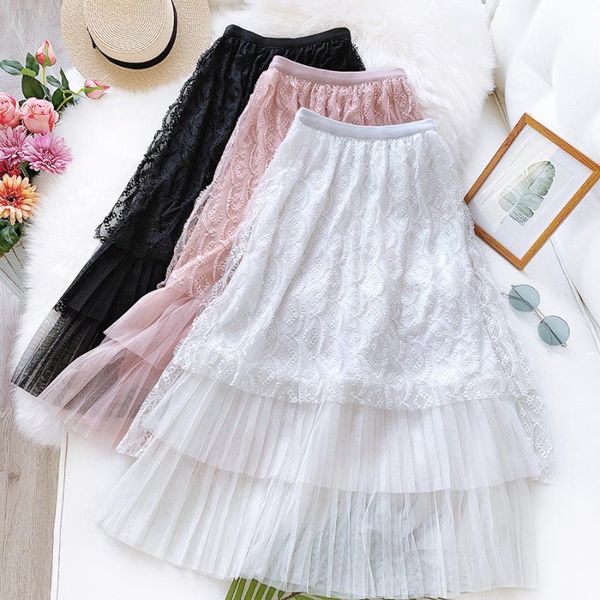 skirts spring summer women lace tulle long skirt wf0031 mesh cake ladies pretty high waist a line white pink black
skirts spring summer women lace tulle long skirt wf0031 mesh cake ladies pretty high waist a line white pink black
