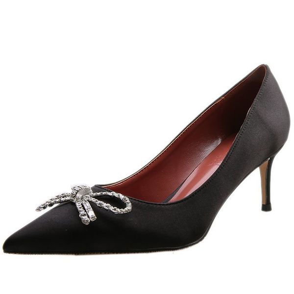 sandals dropship elegant fashion stylish girl pointed toe butterfly know slip on shoes women party pumps, Black
sandals dropship elegant fashion stylish girl pointed toe butterfly know slip on shoes women party pumps, Black