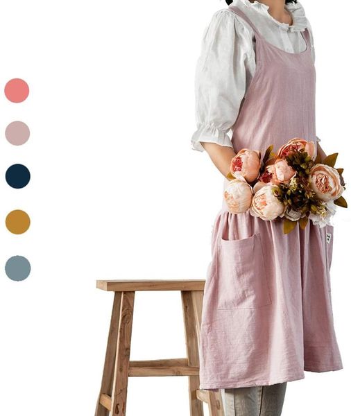 cotton linen apron retro vintage women fashion japanese korean aprons garden working kitchen cooking
cotton linen apron retro vintage women fashion japanese korean aprons garden working kitchen cooking