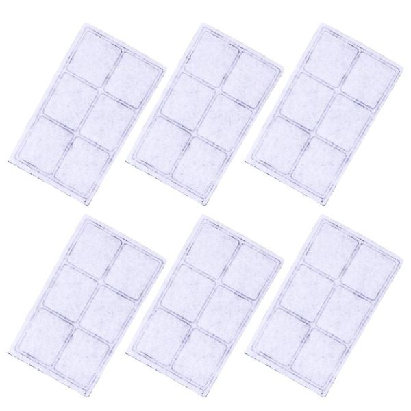 6pcs 6 grids pet water activated carbon filter fountain replacement cat bowls & feeders
6pcs 6 grids pet water activated carbon filter fountain replacement cat bowls & feeders