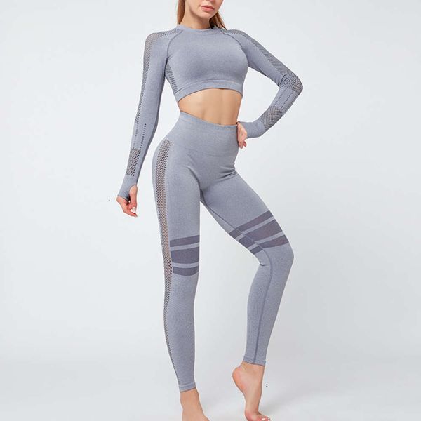 women's tracksuits tracksuitsthree bar yoga pants fitness suit women's leggings seamless knitting mesh oetf, Gray
women's tracksuits tracksuitsthree bar yoga pants fitness suit women's leggings seamless knitting mesh oetf, Gray