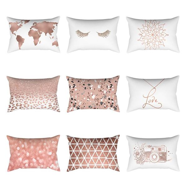 rose gold pink cushion cover square pillowcase home decoration(30cm x 50cm) officeposzewka dekoracyjna throw pillows 2021 pillow
rose gold pink cushion cover square pillowcase home decoration(30cm x 50cm) officeposzewka dekoracyjna throw pillows 2021 pillow