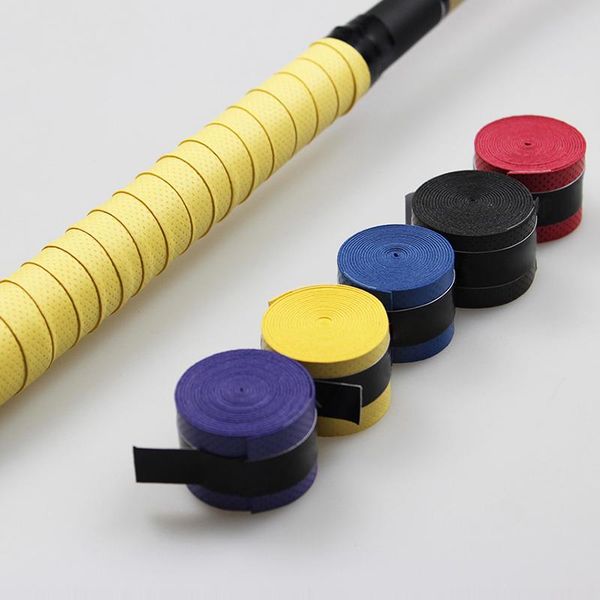 10x absorb sweat stretchy tennis squash racquet band overgrip grip tape u8a1 sweatband, Yellow;black
10x absorb sweat stretchy tennis squash racquet band overgrip grip tape u8a1 sweatband, Yellow;black