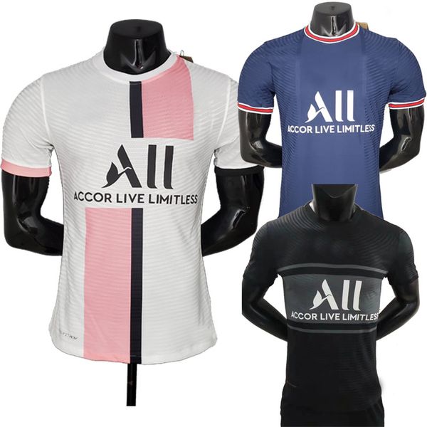Player versionwhite Soccer Jersey 21/22 MBAPPE 2021 2022 KEAN MARQUINHOS KIMPEMBE VERRATTI CAVANI DI MARIA Draxler Home football Shirt uniforms, Black;yellow
Player versionwhite Soccer Jersey 21/22 MBAPPE 2021 2022 KEAN MARQUINHOS KIMPEMBE VERRATTI CAVANI DI MARIA Draxler Home football Shirt uniforms, Black;yellow