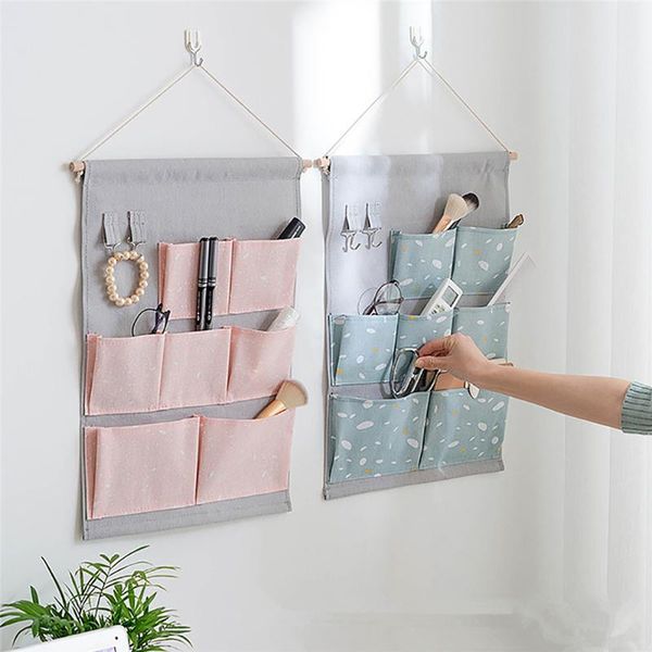 pocket wall hanging storage bag mounted sundries pouch organizer cotton home bedroom door wardrobe container bags boxes & bins
pocket wall hanging storage bag mounted sundries pouch organizer cotton home bedroom door wardrobe container bags boxes & bins