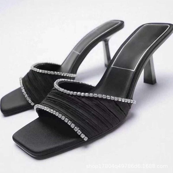 sandals women's shoes black rhinestone inlaid high heels stiletto all-match open-toed fashion holiday slippers
sandals women's shoes black rhinestone inlaid high heels stiletto all-match open-toed fashion holiday slippers