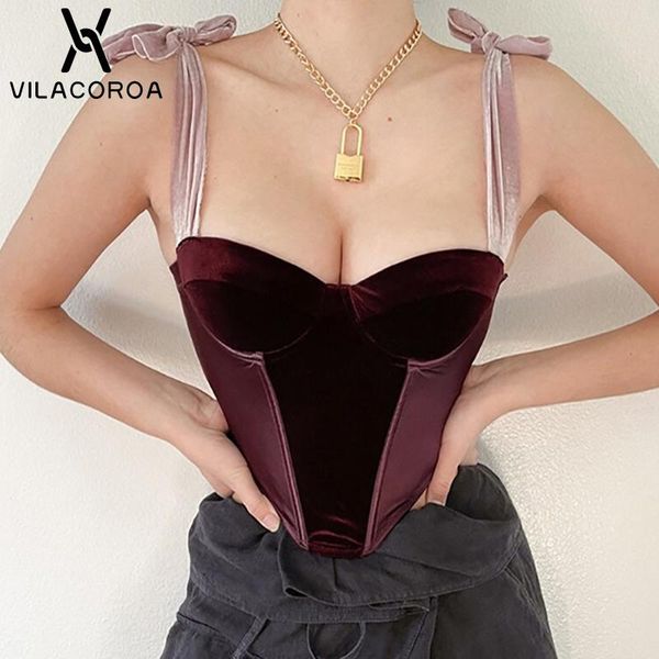 fashion velvet bandage women corset tank skinny tube backless vest elegant party female vintage slim women's tanks & camis, White
fashion velvet bandage women corset tank skinny tube backless vest elegant party female vintage slim women's tanks & camis, White