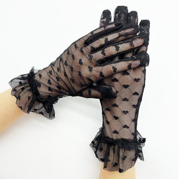 five fingers gloves bride wedding lace short tulle full finger mittens design gauze transparent heart-shaped stretch, Blue;gray
five fingers gloves bride wedding lace short tulle full finger mittens design gauze transparent heart-shaped stretch, Blue;gray