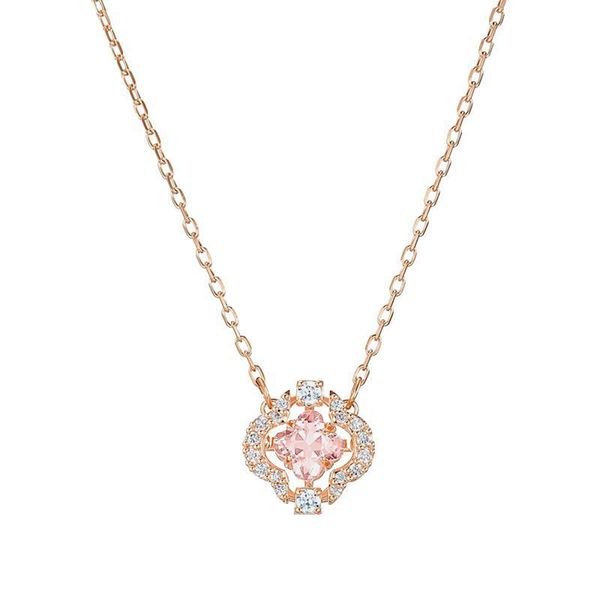 ladies necklace beating heart lucky four leaf clover necklace female smart crystal flower pendant rose gold clavicle necklace, Silver
ladies necklace beating heart lucky four leaf clover necklace female smart crystal flower pendant rose gold clavicle necklace, Silver