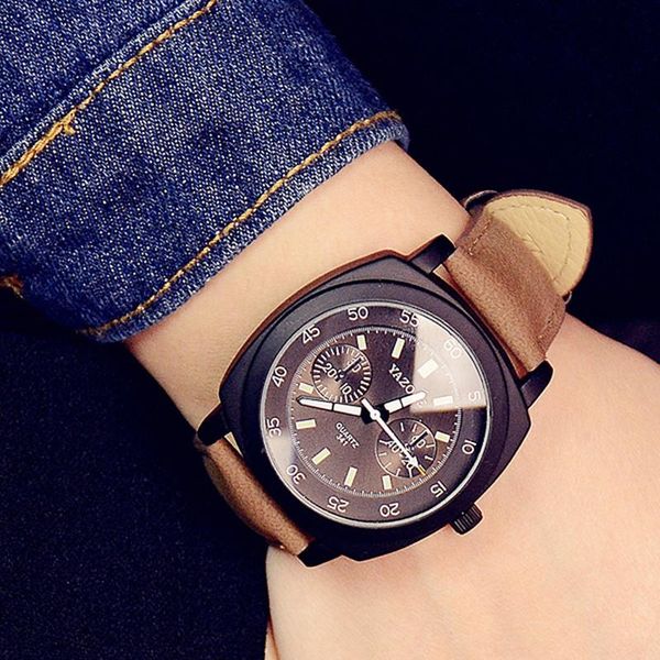 wristwatches yazole brand fashion sports watch mens watches luxury military men leather analog quartz clock erkek saat, Slivery;brown
wristwatches yazole brand fashion sports watch mens watches luxury military men leather analog quartz clock erkek saat, Slivery;brown