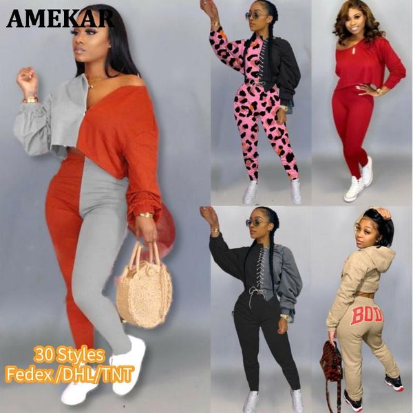 women's two piece pants women 2 outfits long sleeve off shoulder crop set casual jumpsuit autumn pure legging, White
women's two piece pants women 2 outfits long sleeve off shoulder crop set casual jumpsuit autumn pure legging, White