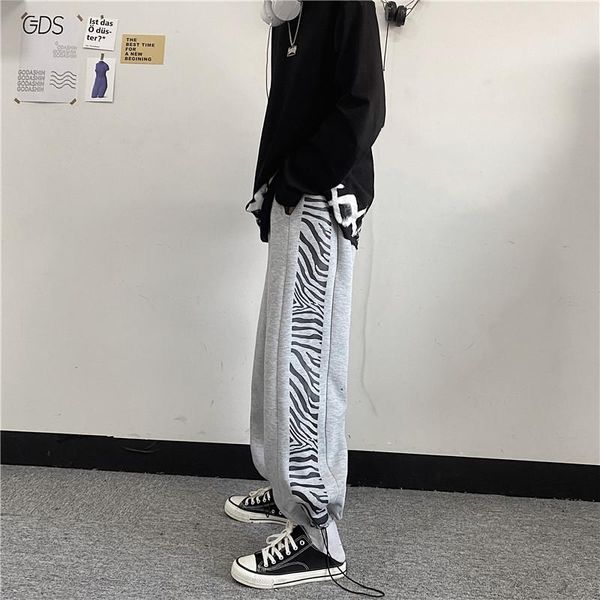 korean style zebra print loose casual straight wide-leg pants women's & capris, Black;white
korean style zebra print loose casual straight wide-leg pants women's & capris, Black;white