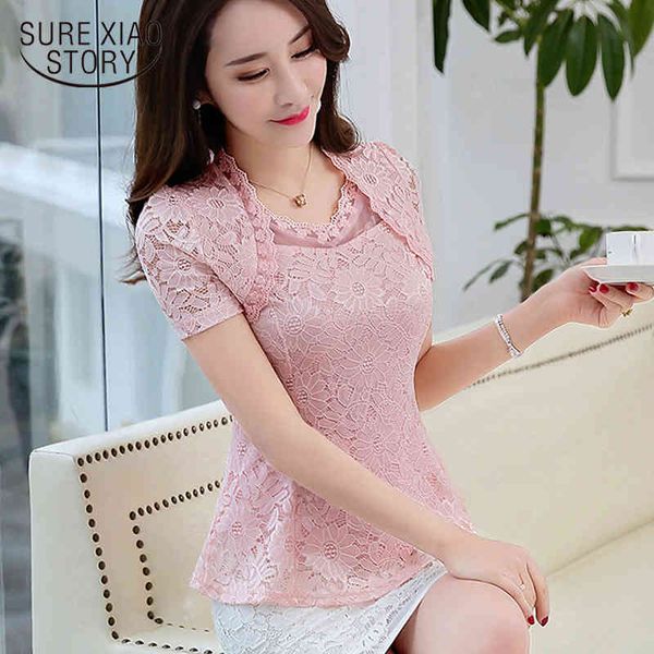 plus size short sleeve floral bottom shirt lace blouse womens and blouses v-neck female 7948 50 210417, White
plus size short sleeve floral bottom shirt lace blouse womens and blouses v-neck female 7948 50 210417, White