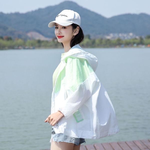 women's jackets summer style korean fashion ladies sunscreen short thin long-sleeved hoodie stitching sports baseball clothing, Black;brown
women's jackets summer style korean fashion ladies sunscreen short thin long-sleeved hoodie stitching sports baseball clothing, Black;brown