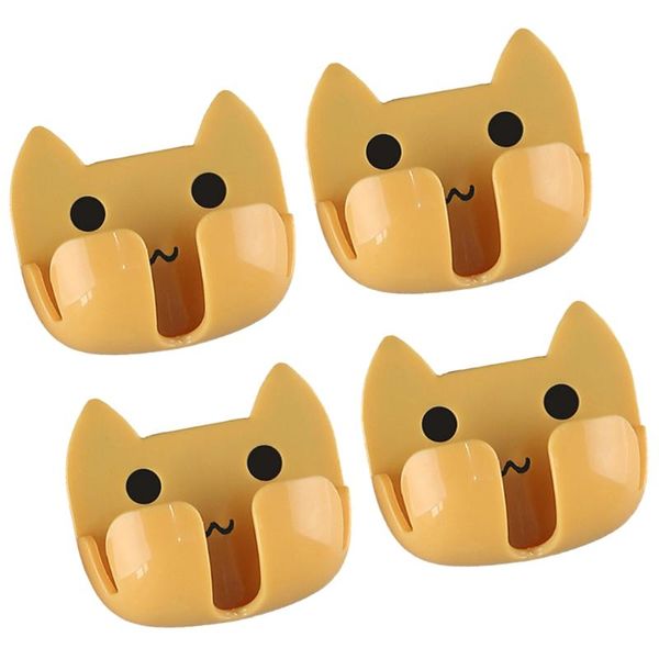 hooks & rails 4pcs self adhesive toothbrush holder multi-functional punching razor plug (yellow)
hooks & rails 4pcs self adhesive toothbrush holder multi-functional punching razor plug (yellow)