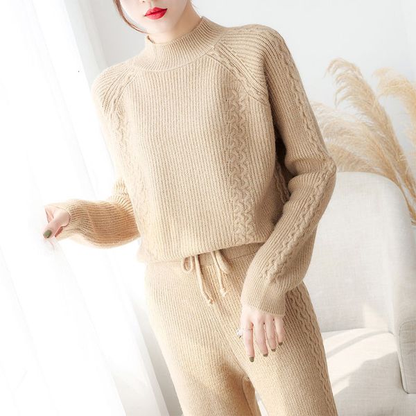 pants autumn sweatsuits for women 2-piece thick female ensemble released sweater+ broad legged legs combined suits, White
pants autumn sweatsuits for women 2-piece thick female ensemble released sweater+ broad legged legs combined suits, White