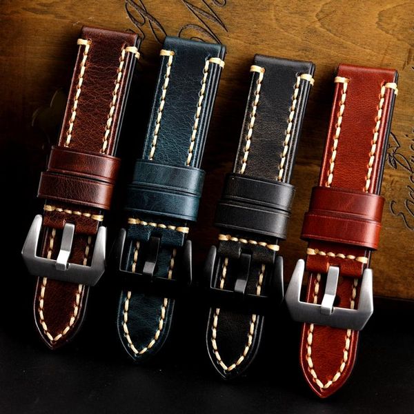 watch bands handmade ltalian leather watchband 20 22 24 26mm first layer cowhide retro soft for pam bracelet men, Black;brown
watch bands handmade ltalian leather watchband 20 22 24 26mm first layer cowhide retro soft for pam bracelet men, Black;brown
