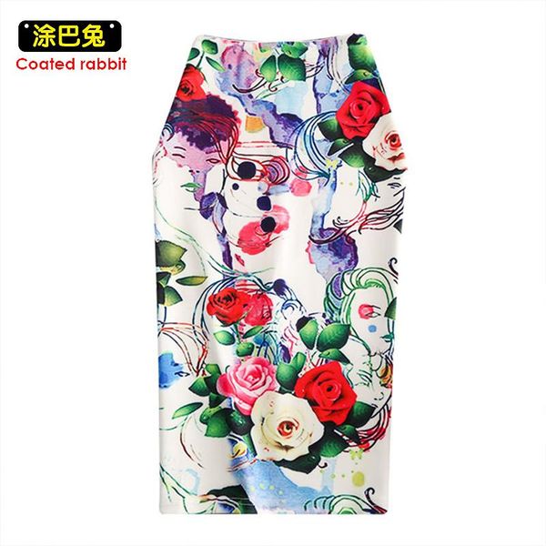 skirts summer pencil skirt women ladies ink painting floral printed high waisted womens knee length bodycon tutu saia jupe femme, Black
skirts summer pencil skirt women ladies ink painting floral printed high waisted womens knee length bodycon tutu saia jupe femme, Black