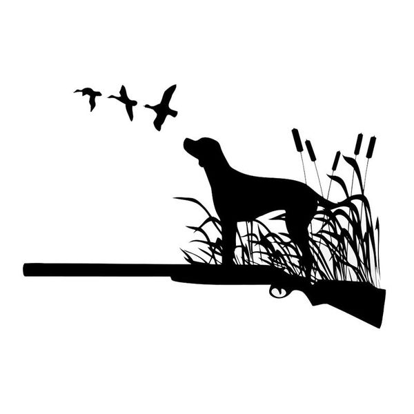 16*10.8cm hunting dog car stickers waterproof vinyl decal car styling bumper accessories black/silver s1-0823
16*10.8cm hunting dog car stickers waterproof vinyl decal car styling bumper accessories black/silver s1-0823