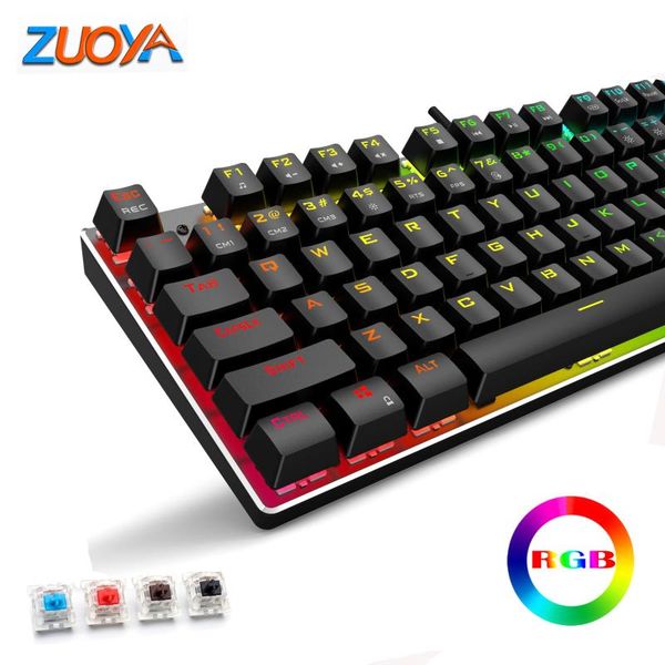 87key gaming mechanical keyboard rgb backlight us/russian anti-ghosting for gamer pc lapkeyboards
87key gaming mechanical keyboard rgb backlight us/russian anti-ghosting for gamer pc lapkeyboards