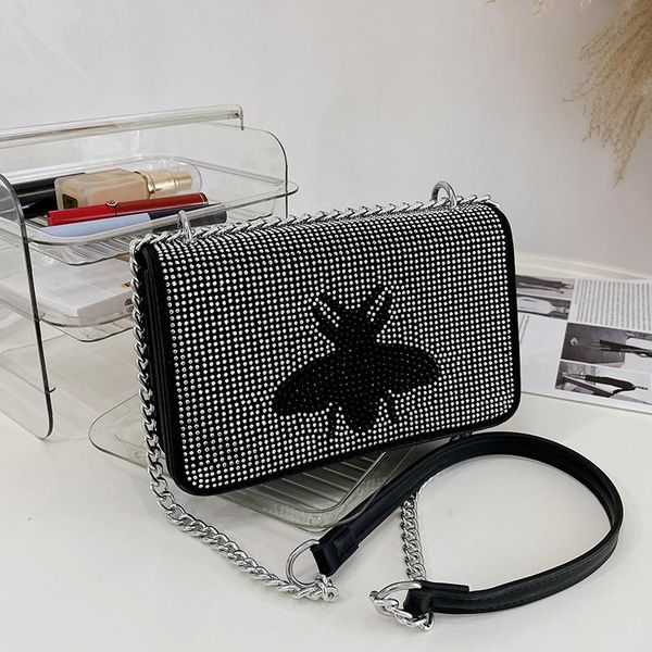 evening bags chain shoulder fashion women's bag with diamonds square handbag ladies messenger pure color crossbody
evening bags chain shoulder fashion women's bag with diamonds square handbag ladies messenger pure color crossbody