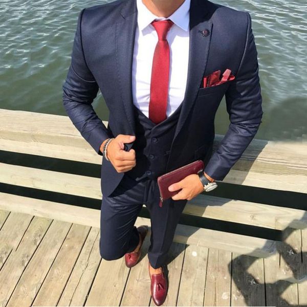 men's suits & blazers navy blue mens casual business slim fit wedding tuxedos groom wear 3pcs(jacket+pants+vest) bridegroom prom blazer, White;black
men's suits & blazers navy blue mens casual business slim fit wedding tuxedos groom wear 3pcs(jacket+pants+vest) bridegroom prom blazer, White;black