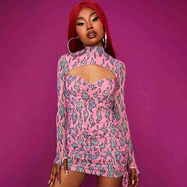 european and american style printed long sleeve hollow out dress covering buttock new autumn winter high waist party, Black;gray
european and american style printed long sleeve hollow out dress covering buttock new autumn winter high waist party, Black;gray