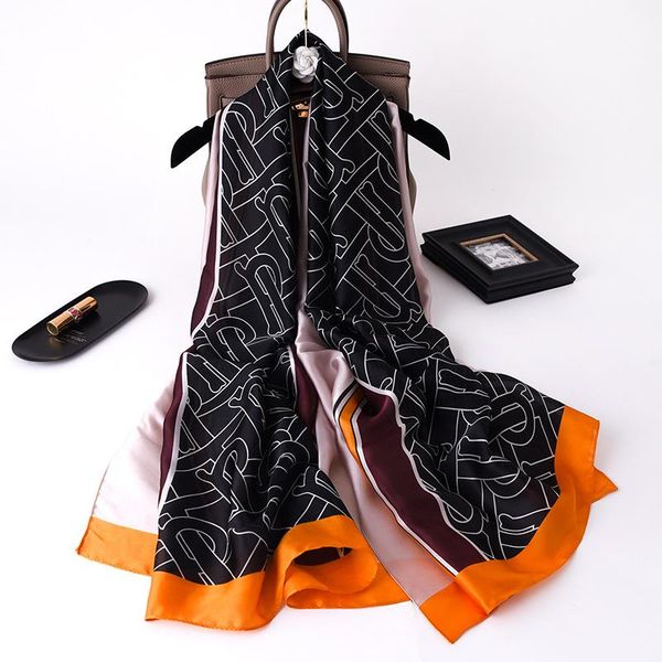 scarves 2021 summer bandana silk scarf lady foulard neck print 180x90cm pashmin beach towel korean designer shawl and wrpas, Blue;gray
scarves 2021 summer bandana silk scarf lady foulard neck print 180x90cm pashmin beach towel korean designer shawl and wrpas, Blue;gray