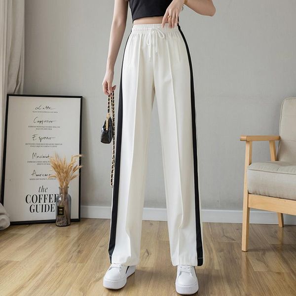 women's pants & capris zoki white women high waist drape loose straight casual wide leg mopping sports street wear summer fashion 2021, Black;white
women's pants & capris zoki white women high waist drape loose straight casual wide leg mopping sports street wear summer fashion 2021, Black;white