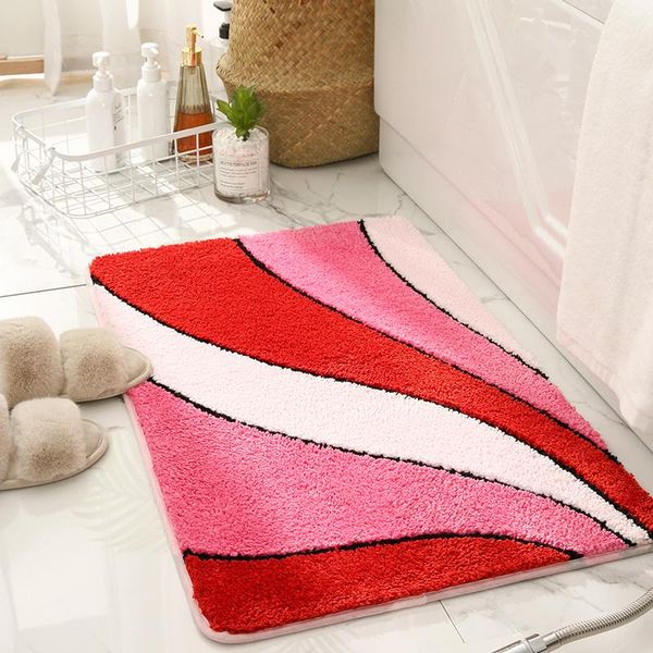 bath mats quality striped pattern anti-slip 1pcs soft hallway bathroom mat home polyester floor carpet toilet rug doormat
bath mats quality striped pattern anti-slip 1pcs soft hallway bathroom mat home polyester floor carpet toilet rug doormat