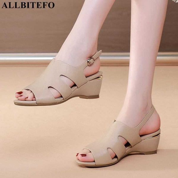 allbitefo wedges heel open toe sandals real genuine leather summer women heels sandals for girls fashion casual high heel shoes 210611, Black
allbitefo wedges heel open toe sandals real genuine leather summer women heels sandals for girls fashion casual high heel shoes 210611, Black
