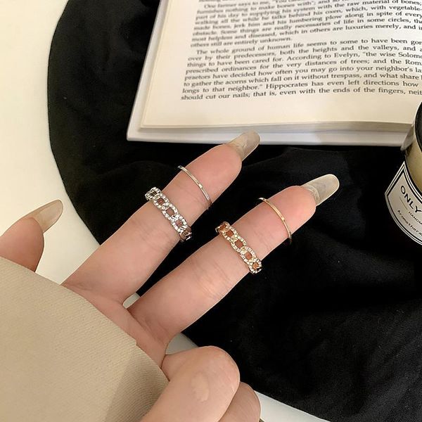 wedding rings metal sets for women fashion geometric temperament index finger joint anel simple 2pcs ring set jewelry accessories, Slivery;golden
wedding rings metal sets for women fashion geometric temperament index finger joint anel simple 2pcs ring set jewelry accessories, Slivery;golden