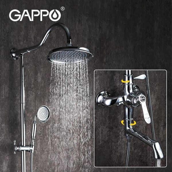 gappo bathroom brass chrome faucets cold and water big round overhead faucet shower sets
gappo bathroom brass chrome faucets cold and water big round overhead faucet shower sets