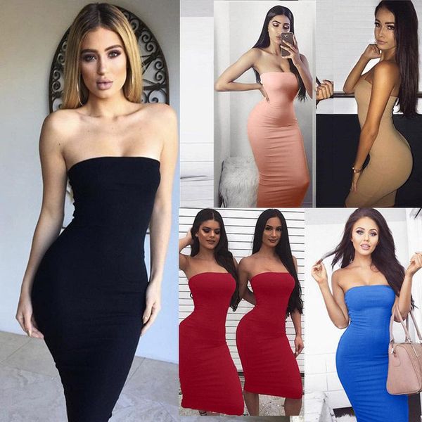 casual dresses summer female tube slim backless beach dress 2021 party nightclub tight-fitting one-step bag hip robes vestidos, Black;gray
casual dresses summer female tube slim backless beach dress 2021 party nightclub tight-fitting one-step bag hip robes vestidos, Black;gray